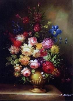 unknow artist Floral, beautiful classical still life of flowers.127 oil painting image